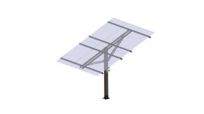 China HDG 60m/S Solar Ground Racking System , Monopole PV Ground Mounting Systems for sale