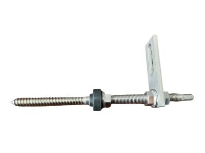 China Double ended bolt Hanger Bolt With stainless steel plate for metal roof with wooden purlin for sale