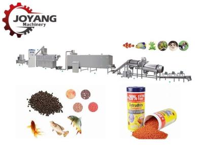 China das Schwimmen 150-1500kg/H beizen Fische einziehen die Herstellung maschinell bearbeiten Haustier luftgestoßenes Lebensmittelproduktions-Fließband zu verkaufen