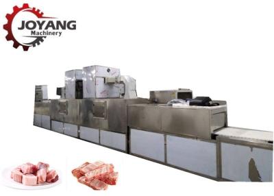 China Frozen Products Pork Pieces Food Thawing Machine With Microwave Source for sale