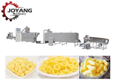 China Easy To Use Snack Production Line Puff Extruder Machine 1 Year Warranty for sale