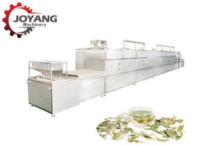 China PLC Microwave Drying Sterilization Equipment Moringa Leaves Dryer Oven Leaves for sale