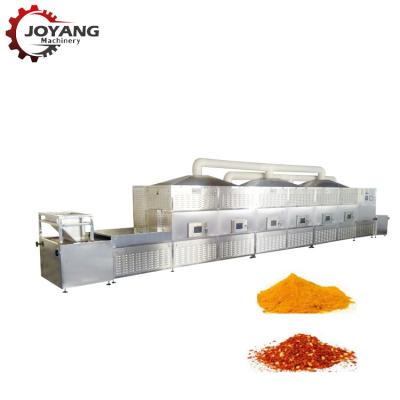 China Tipo equipamento do túnel de micro-ondas industrial para a secagem do alimento da pimenta vermelha à venda