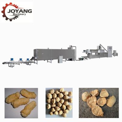 China Fully Automatic Dry Soy Protein Machine Chunk Flakes Nugget Mince Making Machine for sale