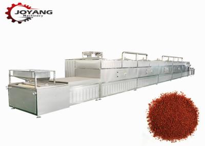 China 50kg / H Microwave Sterilizing Machine Industrial Chili Powder for sale