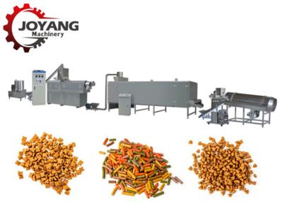 China Stainless Kibble Dry Puffed Dog Food Machine Production Line Extruders for sale