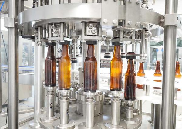 Quality 2000BPH -20000BPH Beer Bottle Filling Equipment 3 In 1 Good Sealing Performance for sale