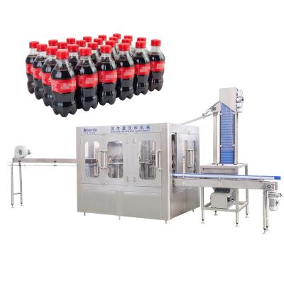 China Máquina automática de enchimento de soda de alta velocidade 3 em 1 Monobloco para produção rápida à venda