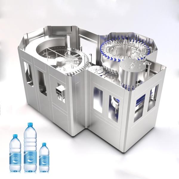 Quality Drinkable Water Auto Liquid Filling Machine Easy Operate 2000BPH for sale