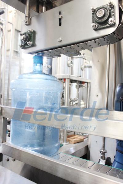Quality 19L 5 Gallon Water Bottle Filling Machine 2500 KG Stainless Steel 304 for sale
