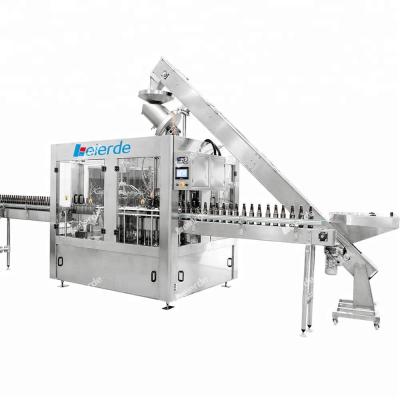 China 200ml-2500ml Automatic Beer Filling Machine With Plastic Caps And Crown Caps for sale