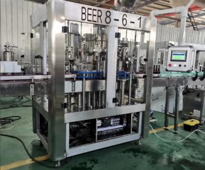 China Small Scale Glass Bottle Keg Filling Equipment Stainless Steel 304 316 for sale