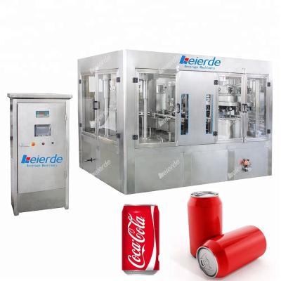 China PLC Controlled Aluminum Can Filling Machine Drink Can Filling Machine 2000 KG for sale