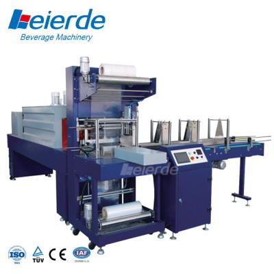 China PLC Core Components Shrink Packing Machine Sistema de embalagem de bebidas à venda