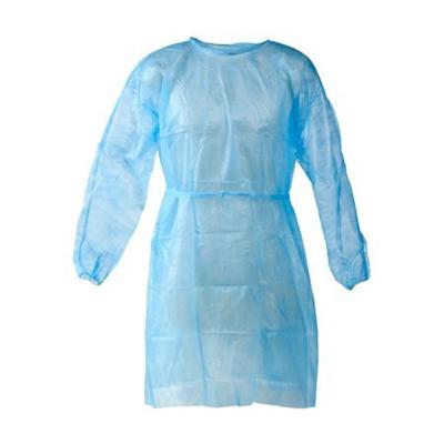 China Disposable SMS PP+PE Medical Isolation Gowns Long Sleeve for Personal Care for sale