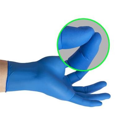 China Medical Grade Disposable Protective Gloves / Nitrile Disposable Glove Customized for sale