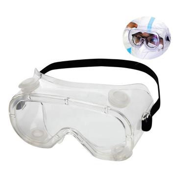 中国 伸縮性があるベルトとの透明な医学の安全メガネの耐傷性の防風 販売のため