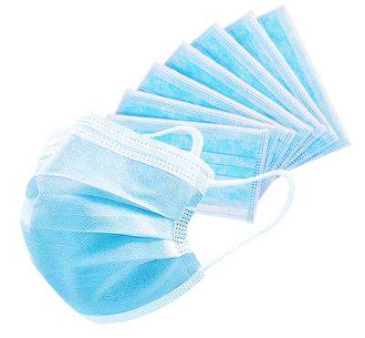 中国 青い色Earloopはマスクの使い捨て可能な口のマスクをきれいにする医学の大広間の塵を 販売のため
