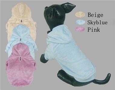 Китай Большая собака зимы одеяния породы покрывает нежность 100% хлопка Hoodies велюра для английского сеттера продается