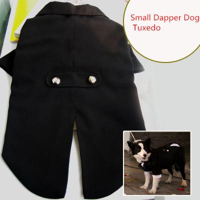China Small Dapper Dog Tuxedo Costume Rubies Pet Costumes Formal Wear for sale
