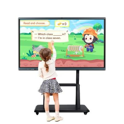 China Portable LCD Interactive Flat Panel 86 Inch Smart Blackboard For Teaching for sale