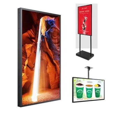 China 55 polegadas 16:9 Reprodutor de vídeo de alto brilho Publicidade tela LCD para vitrine à venda