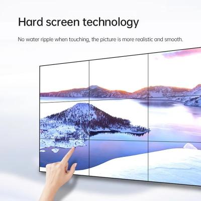China Commercial Big LCD Splicing Wall 55 Inch Overlength Infrared Touch Screen Display for sale