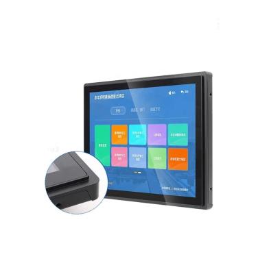 China 27 polegadas capacitivo touch screen painel monitor impermeável IP65 Frente à venda