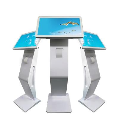 China Android Windows OS Touch Screen Digital Kiosk 21.5 Inch With Thermal Printer for sale