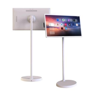 China Android OS Smart Digital Kiosk Touch Screen Wireless Movable Built In Battery 32 Inch for sale