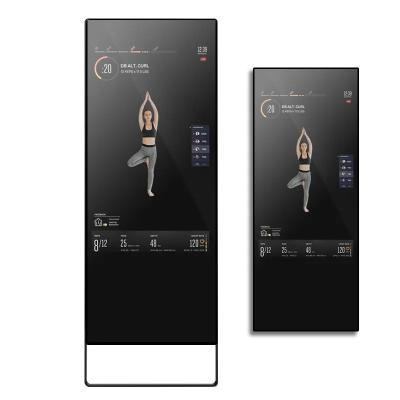China Magic Fitness Touch Screen Smart Mirror LCD Display 43 Inch For Gym Home for sale