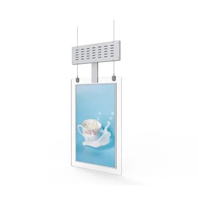 China Ultra Slim Hanging Digital Signage Window Display Screen For Advertising for sale
