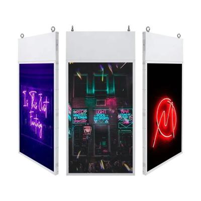 China LCD Hanging Window Advertising Screen Display Android Wifi 49 Inch High Brightness for sale