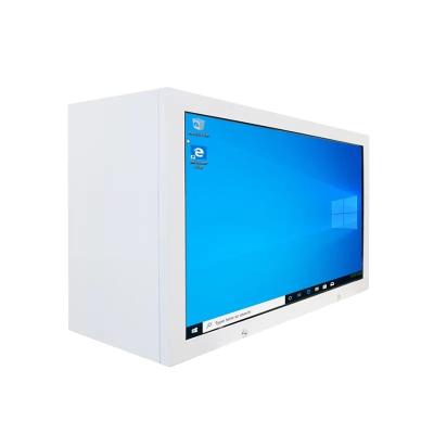 China 50 Inch Transparent LCD Showcase Windows Android System LCD Display Box for sale