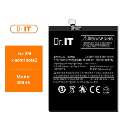 China 4000mAh Lithium Cell Phone Battery Replacement Mi BM48 Note 2 for sale