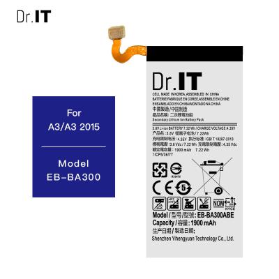 China 4000mAh Samsung A3 2015 Battery Replacement Compression Resistance for sale