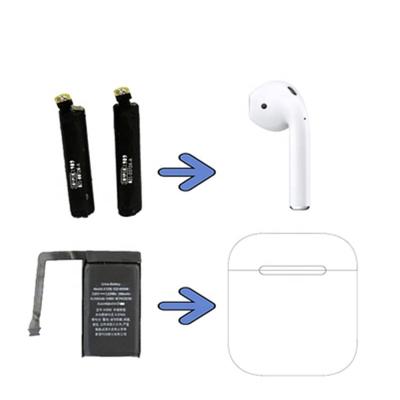China OEM Airpods Battery Replacement A1596 400mAh Wireless Charging Airpod Case for sale