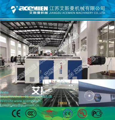 China plastic glazed roof tile making machine PVC glazed roof plate extrusion line for sale