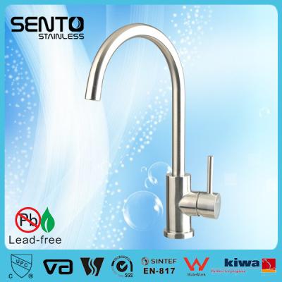 China SENTO stainless steel Kitchen cabinet faucet,CUPC Certificated for sale