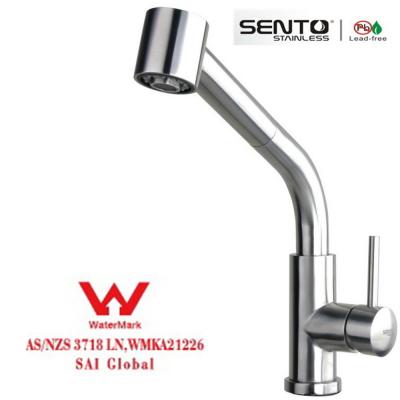 China SENTO Lead free pull out kitchen sink watermark faucet for home for sale