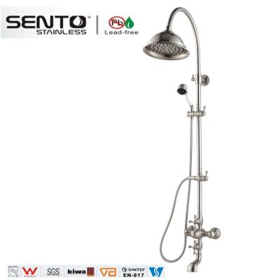 China Sistema real del mezclador de la ducha del acero inoxidable del grifo de la ducha del diseño en venta