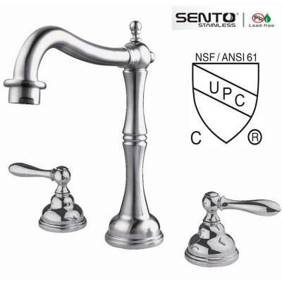 China Classic style stainless steel basin mixer CUPC certificated for sale