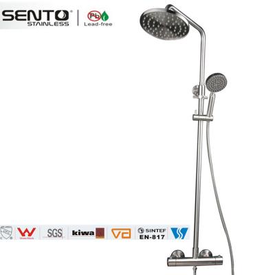 China Hotel bathroom water saving thermostatic shower set with good price for sale