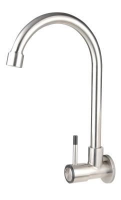 China china stainless steel  hot sale single handle kitchen faucet new design for sale