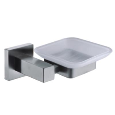 China bathroom design stainless steel Satin wall mounted soap dish holder for sale