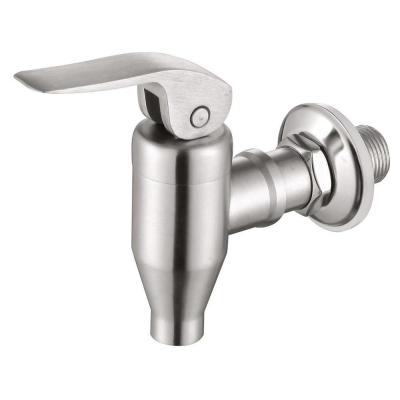 China Drink dispensers faucets water beer machines bibcock stainless steel beer tap for sale