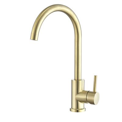 China Watermark 316 Water Tap Ss304 Brass Color J shape Faucet australia wels mixer cupc mixer for sale