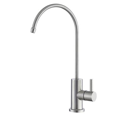 China Stainless Steel 304/316 Kitchen Sink Reverse Osmosis Filter Drinking Purifier Ro Water Faucet Satin Finished for sale
