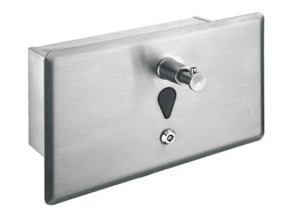 China Horrizon Dispenser 1000ml  Stainless Steel Soap Dispenser Conceal Wall Mounted Dispenser For Bathroom Kitchen Home for sale