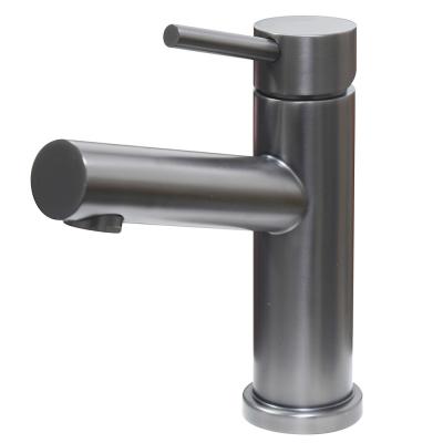 China Ss304 Gunmetal Basin Tap Steel 316 Lavatory Watermark Faucet stainless grey color vanity mixer for sale